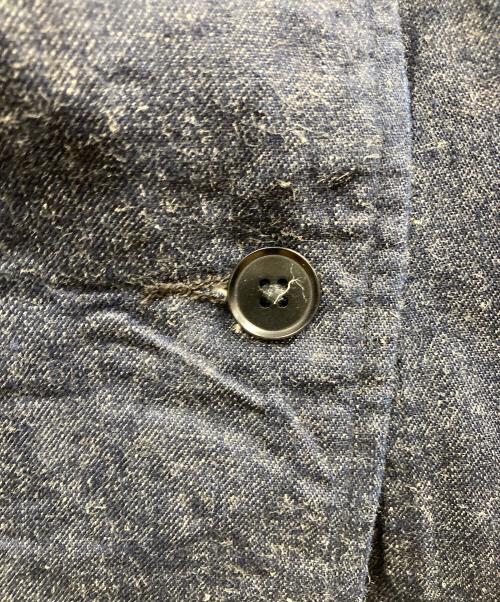 KAPTAIN SUNSHINE（キャプテンサンシャイン）KAPTAIN SUNSHINE (キャプテンサンシャイン) Cotton Linen Denim DB Take Easy Jacket インディゴ サイズ:４の古着・服飾アイテム