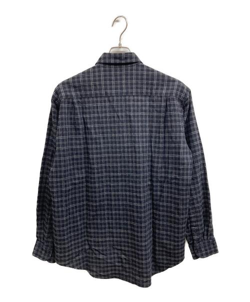KAPTAIN SUNSHINE（キャプテンサンシャイン）KAPTAIN SUNSHINE (キャプテンサンシャイン) Cotton Semi Spread Collar Shirt ブラック サイズ:38の古着・服飾アイテム