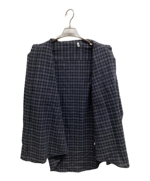 KAPTAIN SUNSHINE（キャプテンサンシャイン）KAPTAIN SUNSHINE (キャプテンサンシャイン) Cotton Semi Spread Collar Shirt ブラック サイズ:38の古着・服飾アイテム