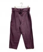 KAPTAIN SUNSHINEキャプテンサンシャイン）の古着「Gaba. Traveller Easy Pants」｜パープル
