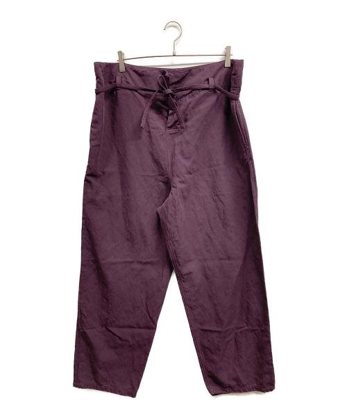 KAPTAIN SUNSHINE（キャプテンサンシャイン）KAPTAIN SUNSHINE (キャプテンサンシャイン) Gaba. Traveller Easy Pants パープル サイズ:３の古着・服飾アイテム