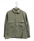KAPTAIN SUNSHINEキャプテンサンシャイン）の古着「Military Shirt Jacket」｜グリーン