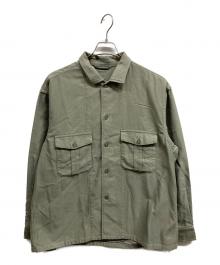 KAPTAIN SUNSHINE（キャプテンサンシャイン）の古着「Military Shirt Jacket」｜グリーン