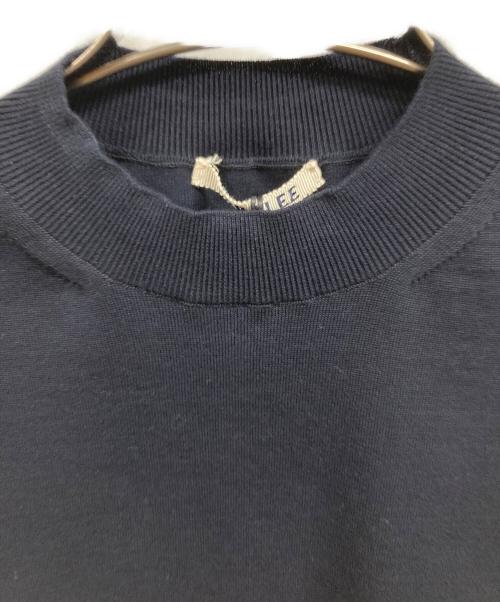 AURALEE（オーラリー）AURALEE (オーラリー) SUPER HIGH GAUGE COTTON KNIT SLEEVELESS ネイビー サイズ:2 未使用品の古着・服飾アイテム