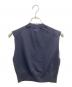 AURALEE (オーラリー) SUPER HIGH GAUGE COTTON KNIT SLEEVELESS ネイビー サイズ:2 未使用品：12000円