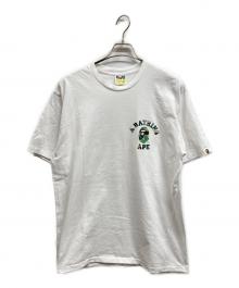 A BATHING APE（アベイシングエイプ）の古着「ABC Camo College T-shirt」｜ホワイト