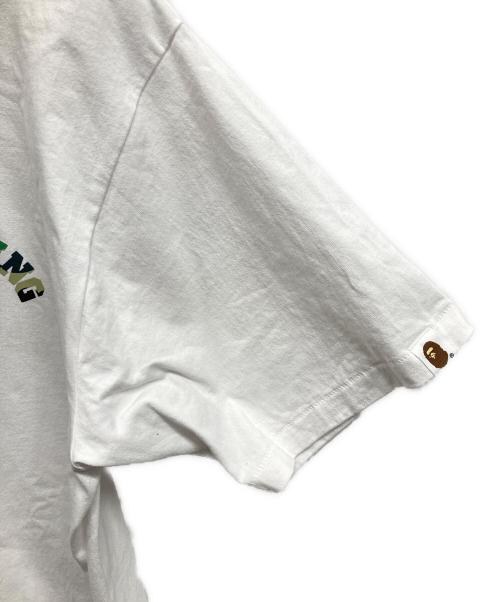 A BATHING APE（アベイシングエイプ）A BATHING APE (アベイシングエイプ) ABC Camo College T-shirt ホワイト サイズ:2XLの古着・服飾アイテム