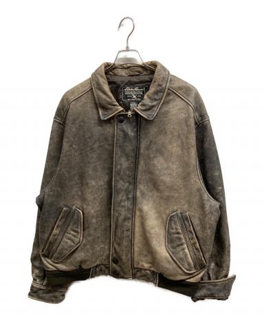 中古・古着通販】Eddie Bauer (エディーバウアー) A-2レザーブルゾン
