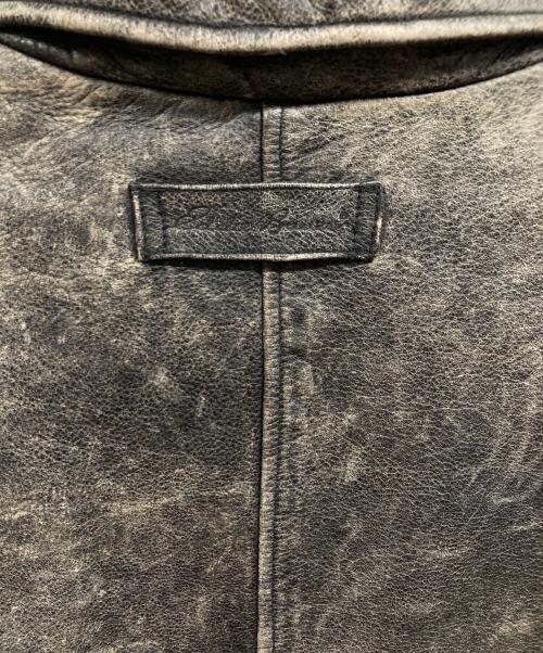 Eddie Bauer（エディーバウアー）Eddie Bauer (エディーバウアー) A-2レザーブルゾン ブラウン サイズ:XLの古着・服飾アイテム