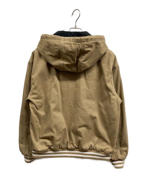 X-LARGE（エクストララージ）X-LARGE (エクストララージ) フーデッドワークジャケット ベージュ サイズ:Mの古着・服飾アイテム