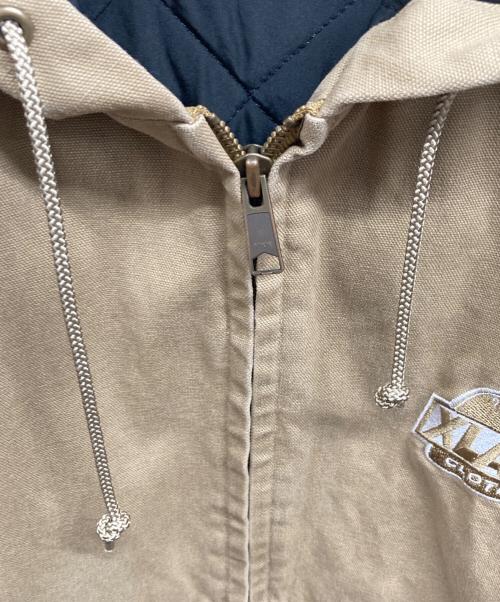 X-LARGE（エクストララージ）X-LARGE (エクストララージ) フーデッドワークジャケット ベージュ サイズ:Mの古着・服飾アイテム
