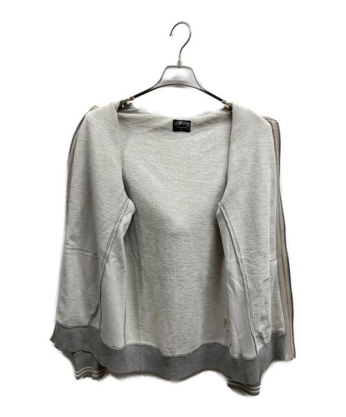 stussy（ステューシー）stussy (ステューシー) ジップパーカー グレー サイズ:Mの古着・服飾アイテム