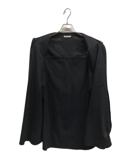 AURALEE（オーラリー）AURALEE (オーラリー) SUPER LIGHT WOOL SHIRTS ブラック サイズ:Lの古着・服飾アイテム