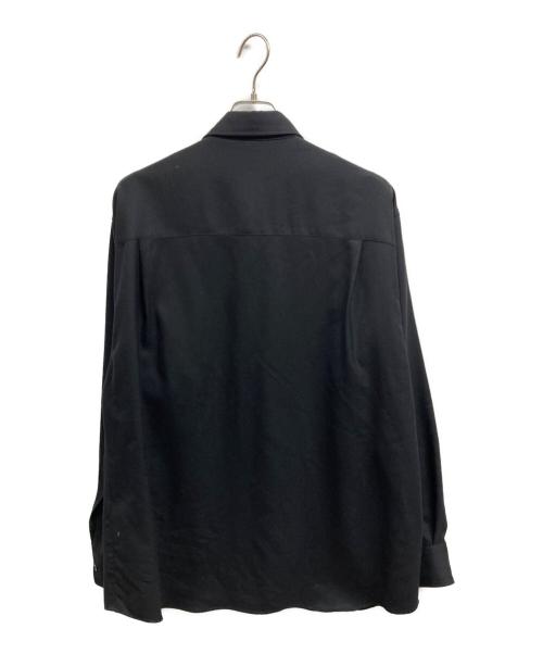 AURALEE（オーラリー）AURALEE (オーラリー) SUPER LIGHT WOOL SHIRTS ブラック サイズ:Lの古着・服飾アイテム