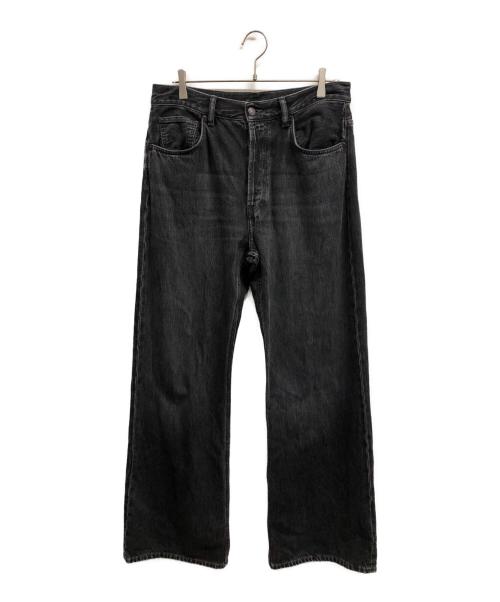 Acne studios（アクネ ストゥディオズ）Acne studios (アクネ ストゥディオズ) ルーズブーツカットジーンズ ブラック サイズ:33×32の古着・服飾アイテム
