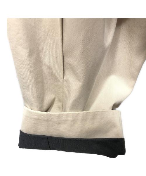 Text（テクスト）text (テクスト) トレンチコート シングルブレステッド ダブルカラー ベージュ サイズ:2の古着・服飾アイテム