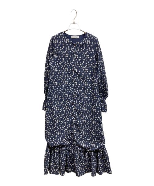 MARIHA（マリハ）MARIHA (マリハ) 花柄ワンピース ネイビー サイズ:FREEの古着・服飾アイテム