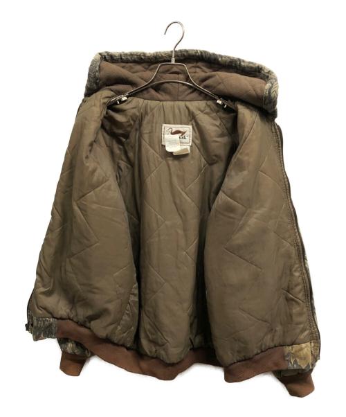 DUXBAK（ダックスバック）duxbak (ダックスバック) リアルツリーカモ中綿ジャケット カーキ サイズ:XLの古着・服飾アイテム