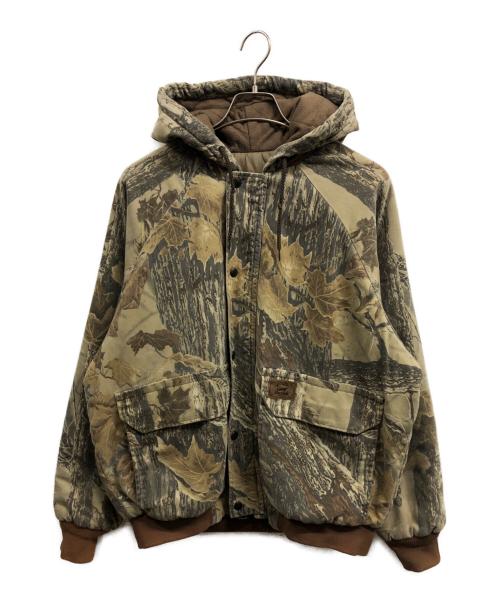DUXBAK（ダックスバック）duxbak (ダックスバック) リアルツリーカモ中綿ジャケット カーキ サイズ:XLの古着・服飾アイテム