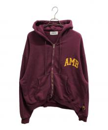 AMBUSH（アンブッシュ）の古着「AMB Graphicジップパーカー」｜バーガンディー
