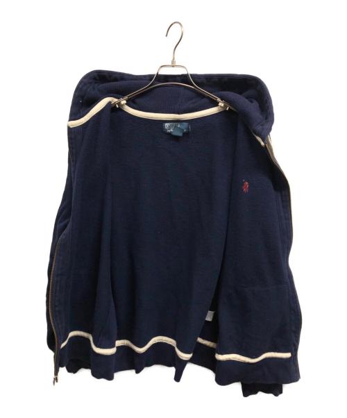POLO RALPH LAUREN（ポロ・ラルフローレン）POLO RALPH LAUREN (ポロ・ラルフローレン) ジップパーカー ネイビー サイズ:XLの古着・服飾アイテム
