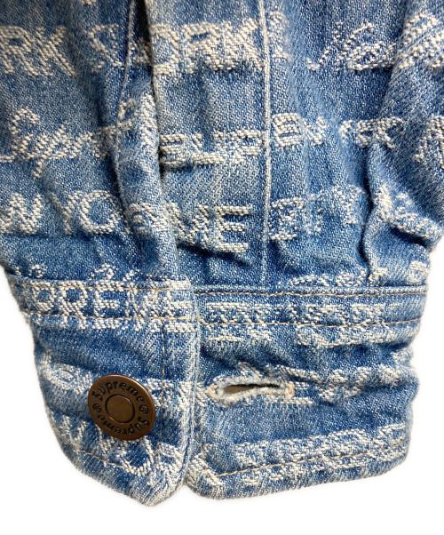 SUPREME（シュプリーム）Supreme (シュプリーム) MULTI TYPE JACQUARD DENIMU SHIRT スカイブルー サイズ:Mの古着・服飾アイテム