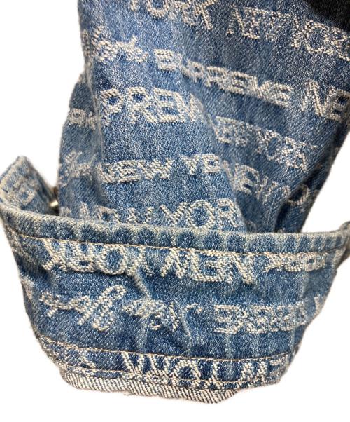 SUPREME（シュプリーム）Supreme (シュプリーム) MULTI TYPE JACQUARD DENIMU SHIRT スカイブルー サイズ:Mの古着・服飾アイテム