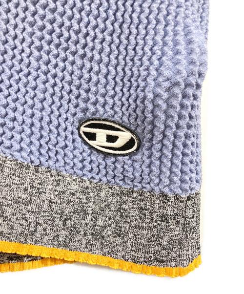 DIESEL（ディーゼル）DIESEL (ディーゼル) プリーツカーディガン ブルー サイズ:Sの古着・服飾アイテム