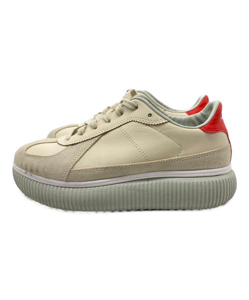 Onitsuka Tiger（オニツカタイガー）Onitsuka Tiger (オニツカタイガー) ローカットスニーカー ベージュ サイズ:24.5cmの古着・服飾アイテム