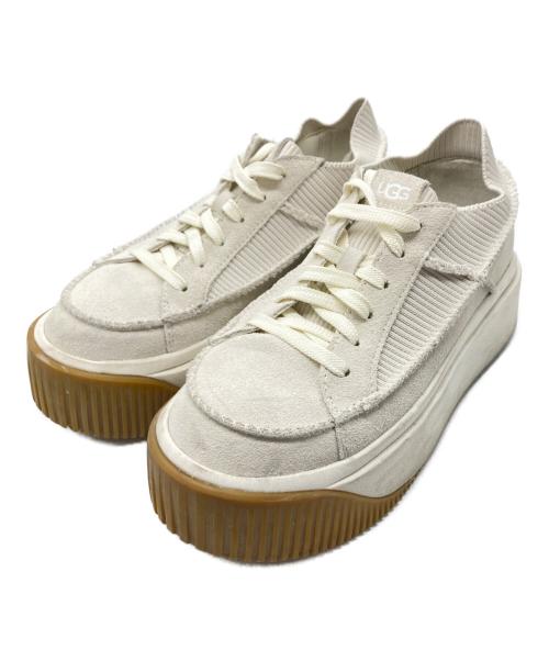 UGG（アグ）UGG (アグ) EZ-Duzzit Lace アイボリー サイズ:24.5cmの古着・服飾アイテム