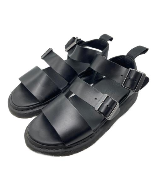Dr.Martens（ドクターマーチン）Dr.Martens (ドクターマーチン) GRYPHONストラップサンダル ブラック サイズ:UK6の古着・服飾アイテム