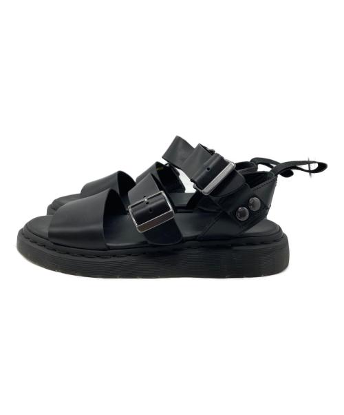 Dr.Martens（ドクターマーチン）Dr.Martens (ドクターマーチン) GRYPHONストラップサンダル ブラック サイズ:UK6の古着・服飾アイテム