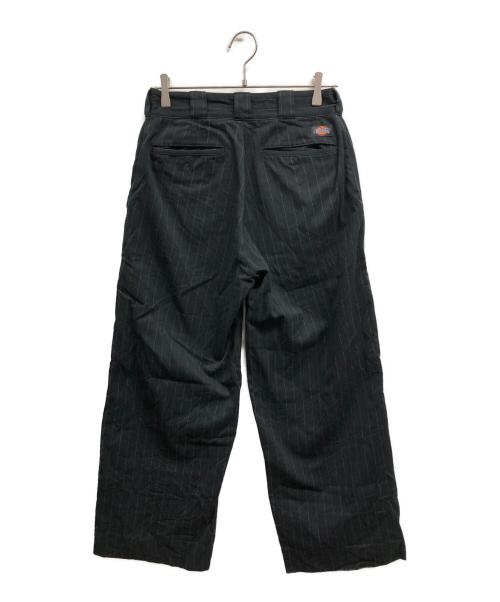 Dickies（ディッキーズ）Dickies (ディッキーズ) monkey bite (モンキーバイト) ストライプバギーパンツ ブラック サイズ:30の古着・服飾アイテム