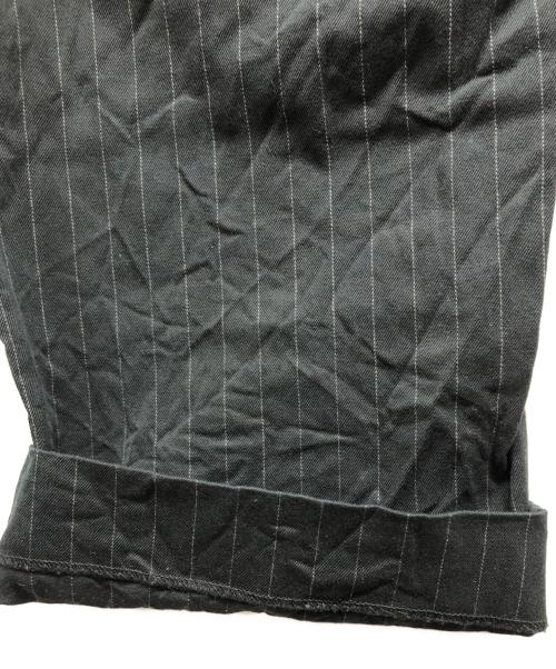Dickies（ディッキーズ）Dickies (ディッキーズ) monkey bite (モンキーバイト) ストライプバギーパンツ ブラック サイズ:30の古着・服飾アイテム