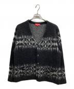 SUPREMEシュプリーム）の古着「Abstract stripe cardigan」｜グレー