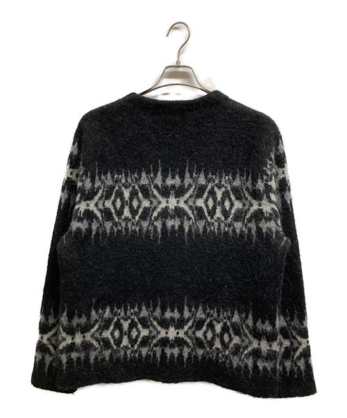 SUPREME（シュプリーム）Supreme (シュプリーム) Abstract stripe cardigan グレー サイズ:Mの古着・服飾アイテム