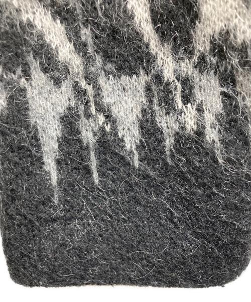 SUPREME（シュプリーム）Supreme (シュプリーム) Abstract stripe cardigan グレー サイズ:Mの古着・服飾アイテム