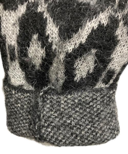 SUPREME（シュプリーム）Supreme (シュプリーム) Abstract stripe cardigan グレー サイズ:Mの古着・服飾アイテム