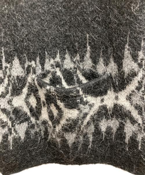 SUPREME（シュプリーム）Supreme (シュプリーム) Abstract stripe cardigan グレー サイズ:Mの古着・服飾アイテム