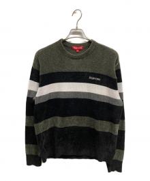 SUPREME（シュプリーム）の古着「Chenille sweater」｜グリーン×ブラック