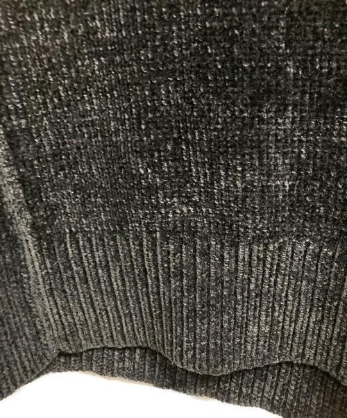 SUPREME（シュプリーム）Supreme (シュプリーム) Chenille sweater グリーン×ブラック サイズ:Mの古着・服飾アイテム