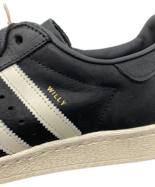 adidas（アディダス）adidas (アディダス) WILLY CHAVARRIA (ウィリーチャバリア) チャバリア スーパースター ブラック サイズ:US9 未使用品の古着・服飾アイテム