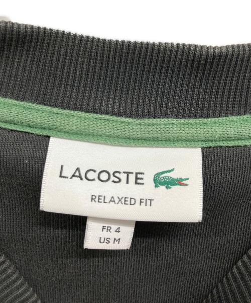 LACOSTE（ラコステ）LACOSTE (ラコステ) ロゴスウェット ブラック サイズ:Mの古着・服飾アイテム