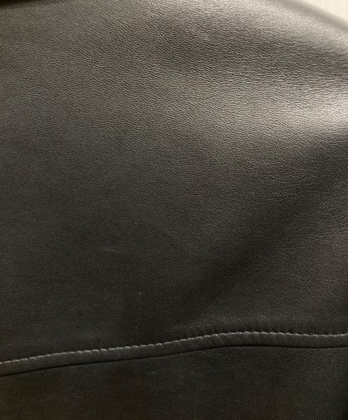 suadeo（スアデオ）suadeo (スアデオ) ラムレザーダブルライダースジャケット ブラック サイズ:40の古着・服飾アイテム