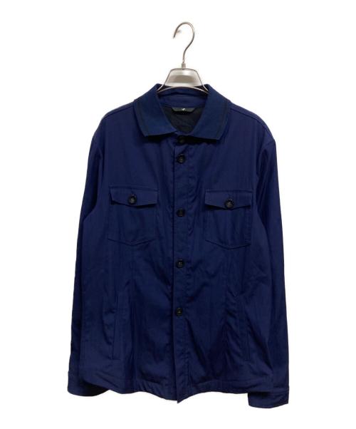 HEVO（イーヴォ）Hevo (イーヴォ) シャツジャケット ネイビー サイズ:48の古着・服飾アイテム