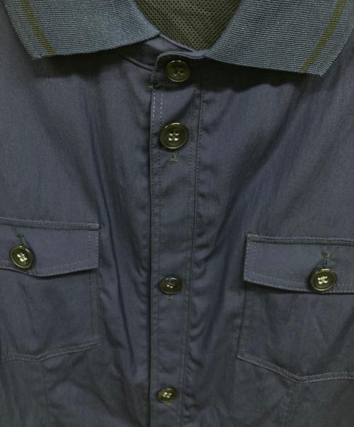 HEVO（イーヴォ）Hevo (イーヴォ) シャツジャケット ネイビー サイズ:48の古着・服飾アイテム