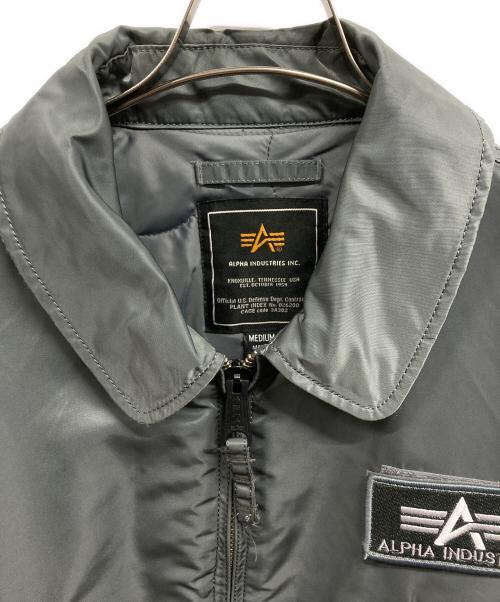ALPHA（アルファ）ALPHA (アルファ) フライトジャケット カーキ サイズ:Mの古着・服飾アイテム