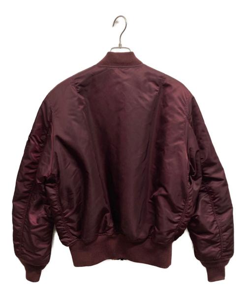 ALPHA（アルファ）ALPHA (アルファ) MA-1 フライトジャケット レッド サイズ:Lの古着・服飾アイテム