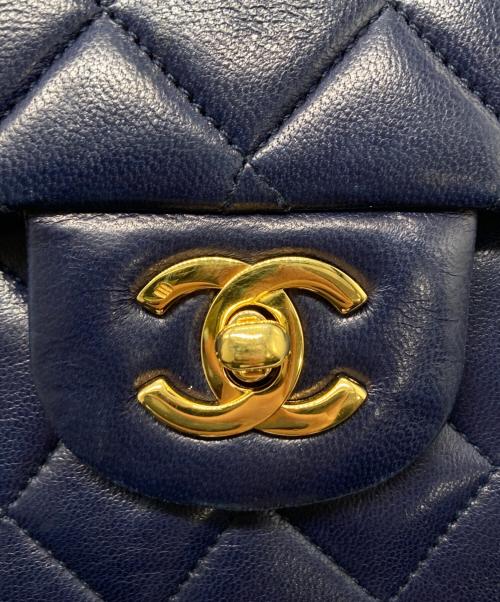 CHANEL（シャネル）CHANEL (シャネル) チェーンショルダーバッグ ネイビーの古着・服飾アイテム