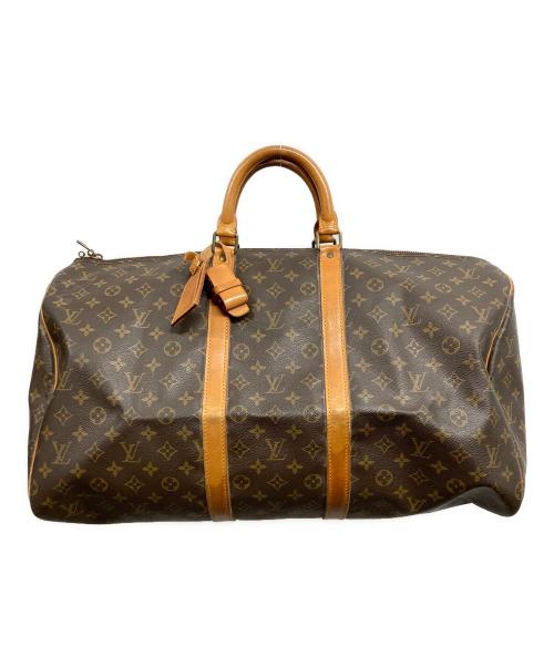 LOUIS VUITTON（ルイ ヴィトン）LOUIS VUITTON (ルイ ヴィトン) トラベルバッグ ブラウンの古着・服飾アイテム